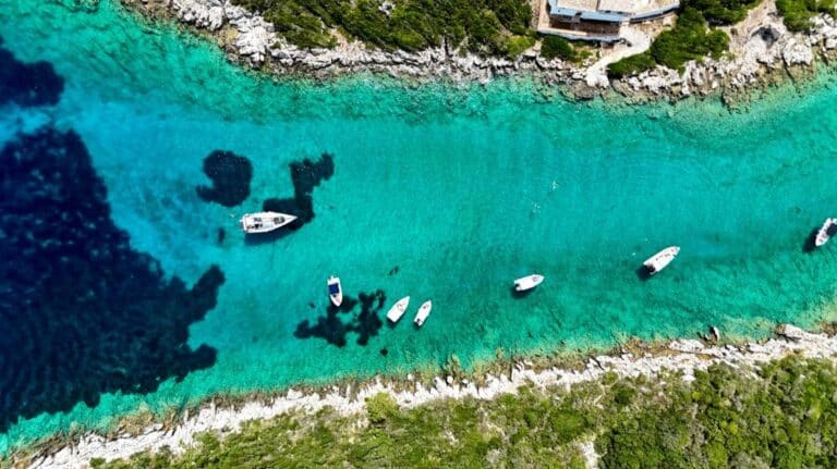 Anchor Boats Sivota Epirus